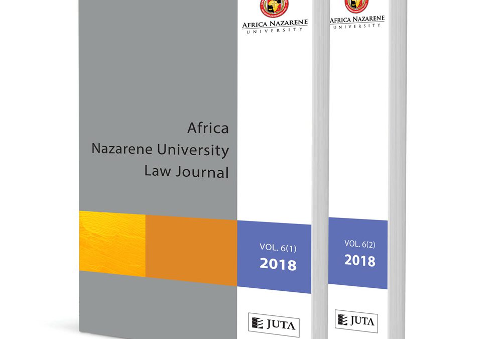 Africa Nazarene University Law Journal
