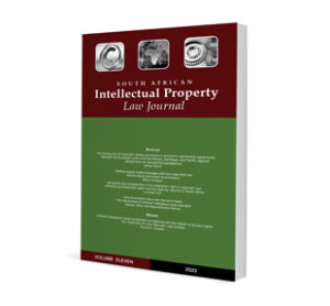 South African Intellectual Property Law Journal Juta Journals